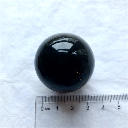 Obsidian Sort Kugle 3 cm